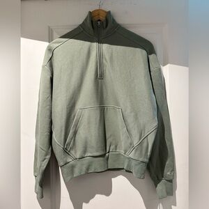NWT Rag & Bone Quarter Zip Sweatshirt XS Mint Green